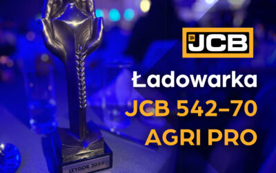 Ładowarka JCB 542-70 AGRI PRO nagrodzona Izydorem 2023!